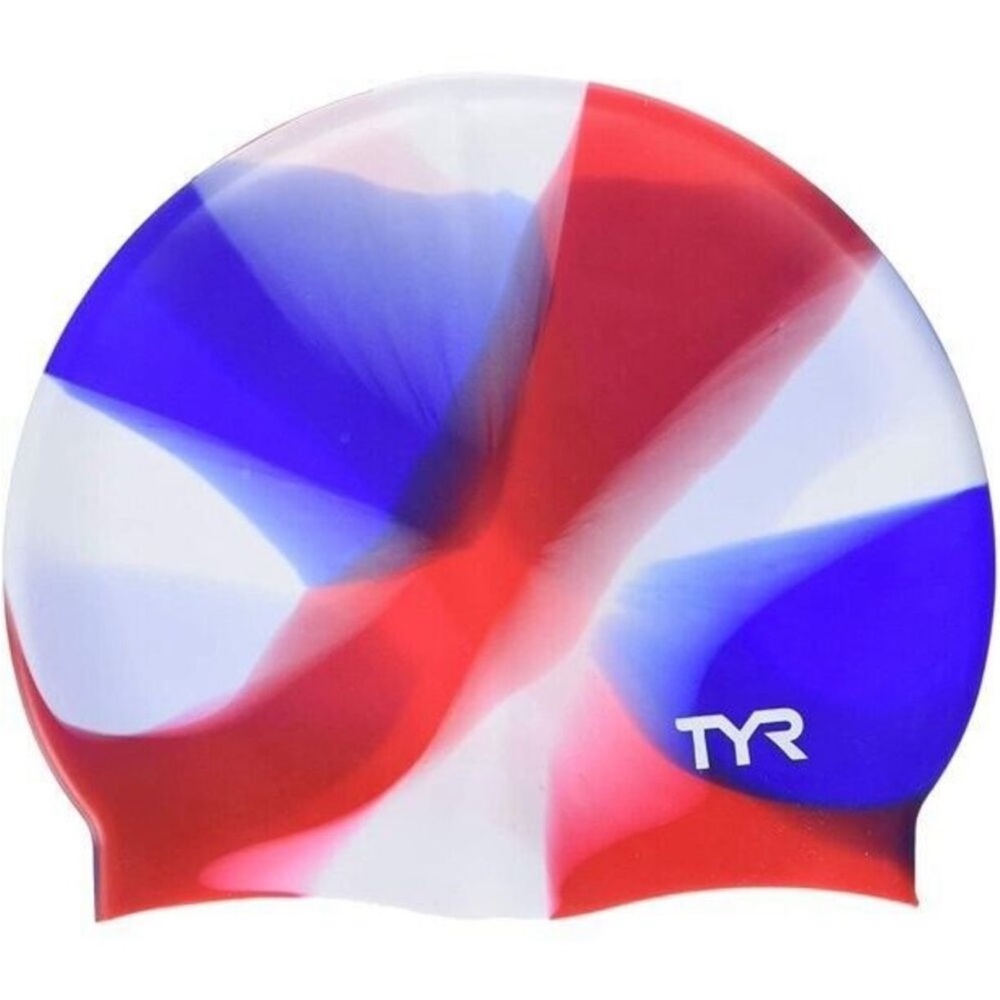 TYR YOUTH GRAPHIC NWT SILICONE SWIM CAP TIE DYE - HYPOALLERGENIC -Ages 10+
